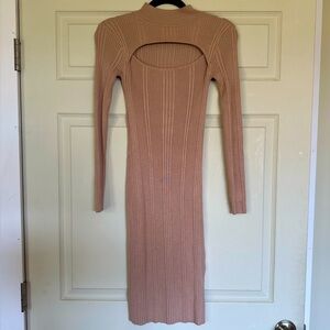 House of Harlow 1960 ribbed knit fitted dress, XS